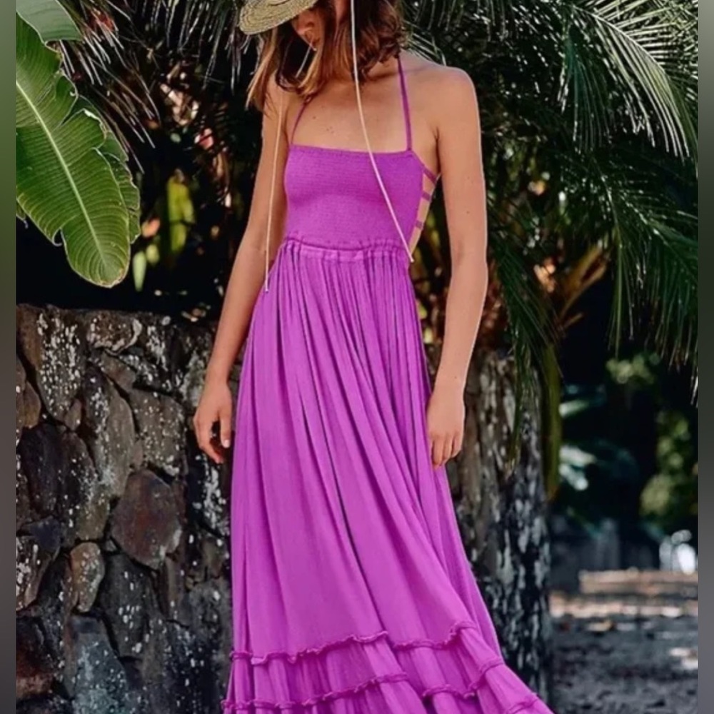 Extratropical Free People Maxi Dress - orchid